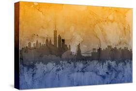 New York Skyline-Michael Tompsett-Stretched Canvas