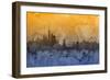 New York Skyline-Michael Tompsett-Framed Art Print