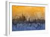 New York Skyline-Michael Tompsett-Framed Art Print