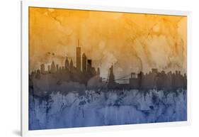 New York Skyline-Michael Tompsett-Framed Art Print