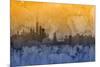 New York Skyline-Michael Tompsett-Mounted Art Print