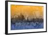 New York Skyline-Michael Tompsett-Framed Art Print