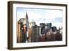 New York Skyscrapers III-Philippe Hugonnard-Framed Giclee Print