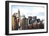 New York Skyscrapers III-Philippe Hugonnard-Framed Giclee Print