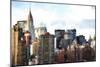 New York Skyscrapers III-Philippe Hugonnard-Mounted Giclee Print