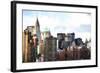 New York Skyscrapers III-Philippe Hugonnard-Framed Giclee Print