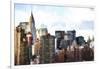 New York Skyscrapers III-Philippe Hugonnard-Framed Giclee Print