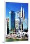 New York Skyscrapers - In the Style of Oil Painting-Philippe Hugonnard-Framed Giclee Print