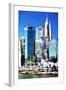 New York Skyscrapers - In the Style of Oil Painting-Philippe Hugonnard-Framed Giclee Print