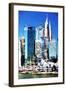 New York Skyscrapers - In the Style of Oil Painting-Philippe Hugonnard-Framed Giclee Print