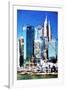 New York Skyscrapers - In the Style of Oil Painting-Philippe Hugonnard-Framed Giclee Print