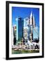 New York Skyscrapers - In the Style of Oil Painting-Philippe Hugonnard-Framed Giclee Print