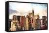 New York Skyscrapers-Philippe Hugonnard-Framed Stretched Canvas