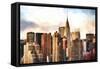 New York Skyscrapers-Philippe Hugonnard-Framed Stretched Canvas