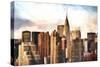 New York Skyscrapers-Philippe Hugonnard-Stretched Canvas