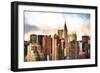 New York Skyscrapers-Philippe Hugonnard-Framed Giclee Print