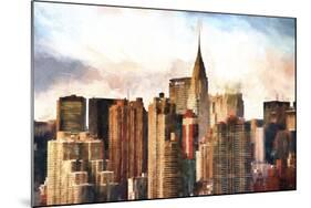 New York Skyscrapers-Philippe Hugonnard-Mounted Giclee Print