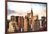 New York Skyscrapers-Philippe Hugonnard-Framed Giclee Print