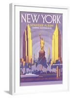 New York Souvenir Album-null-Framed Art Print