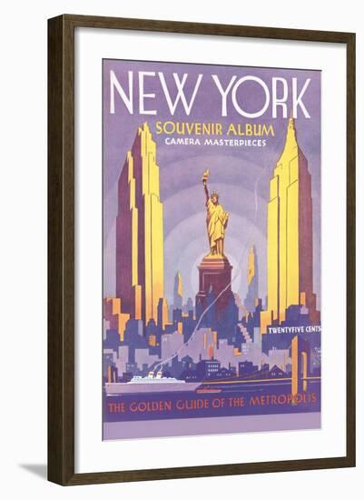 New York Souvenir Album-null-Framed Art Print