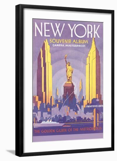 New York Souvenir Album-null-Framed Art Print