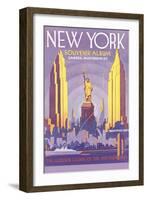 New York Souvenir Album-null-Framed Art Print