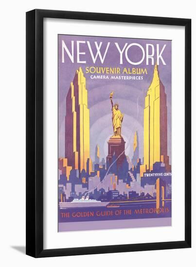 New York Souvenir Album-null-Framed Art Print