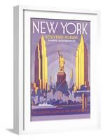 New York Souvenir Album-null-Framed Art Print