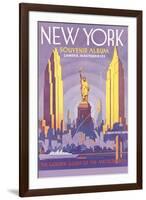 New York Souvenir Album-null-Framed Art Print