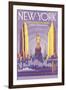 New York Souvenir Album-null-Framed Art Print