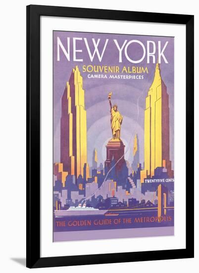 New York Souvenir Album-null-Framed Art Print