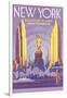 New York Souvenir Album-null-Framed Art Print