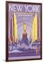 New York Souvenir Album-null-Framed Art Print