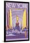 New York Souvenir Album-null-Framed Art Print