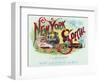 New York Special Brand Cigar Box Label-Lantern Press-Framed Art Print