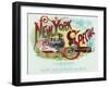 New York Special Brand Cigar Box Label-Lantern Press-Framed Art Print