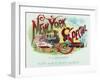 New York Special Brand Cigar Box Label-Lantern Press-Framed Art Print