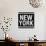 New York Square-null-Art Print displayed on a wall