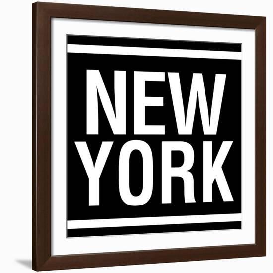 New York Square-null-Framed Art Print