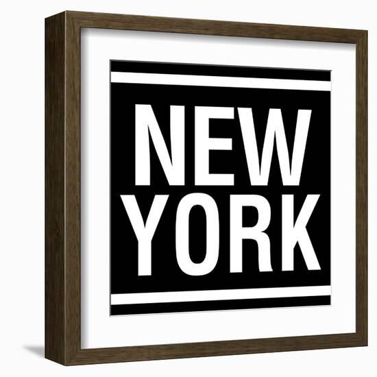 New York Square-null-Framed Art Print