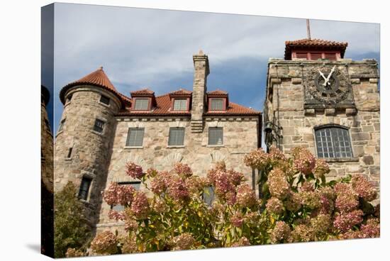 New York, St. Lawrence Seaway. Singer Castle on Dark Island.-Cindy Miller Hopkins-Stretched Canvas