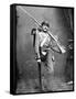 New York State Militiaman with Percussion Rifle-Musket-American Photographer-Framed Stretched Canvas