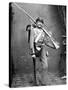 New York State Militiaman with Percussion Rifle-Musket-American Photographer-Stretched Canvas