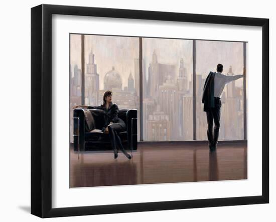 New York State of Mind-Brent Lynch-Framed Art Print