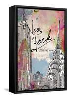 New York State of Mind-Jodi Pedri-Framed Stretched Canvas