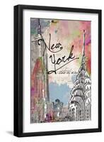 New York State of Mind-Jodi Pedri-Framed Art Print