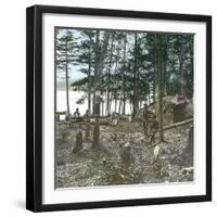 New York State (United States), Trappers at Blue Mountain Lake, 1872-Leon, Levy et Fils-Framed Photographic Print