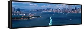 New York, Statue of Liberty-null-Framed Stretched Canvas