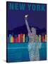 New York - Statue of Liberty-Dominique Vari-Stretched Canvas