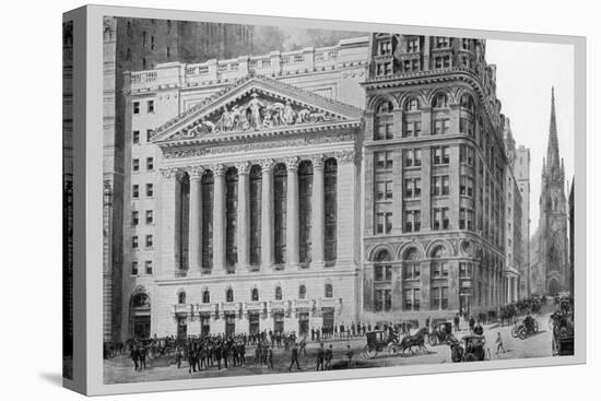 New York Stock Exchange, 1911-Moses King-Stretched Canvas